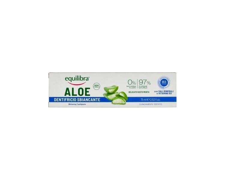 Equilibra Aloe Vera Whitening Toothpaste Gel 75ml
