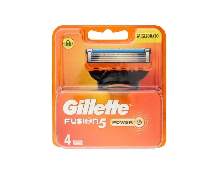 Gillette Fusion5 Power Razor Replacement Blades with Anti-Friction Blades