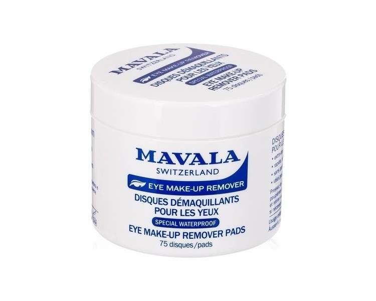 Mavala Eye Make-up Remover Pads 75 Pads