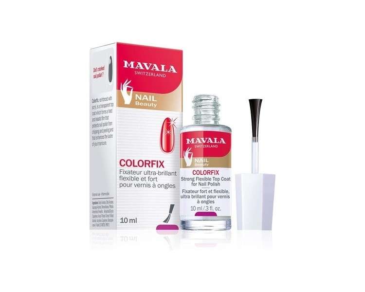 Mavala Colorfix Strong Flexible Top Coat 10ml