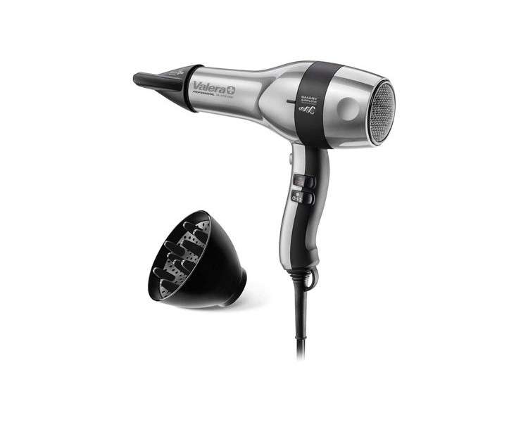 Valera Swiss Silent Jet 8700 Professional Hair Dryer 2400W Gray-Black