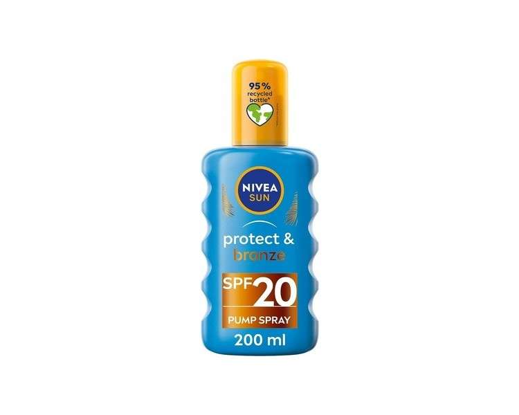 Nivea Sun Protect & Bronze Sun Spray SPF20 200ml