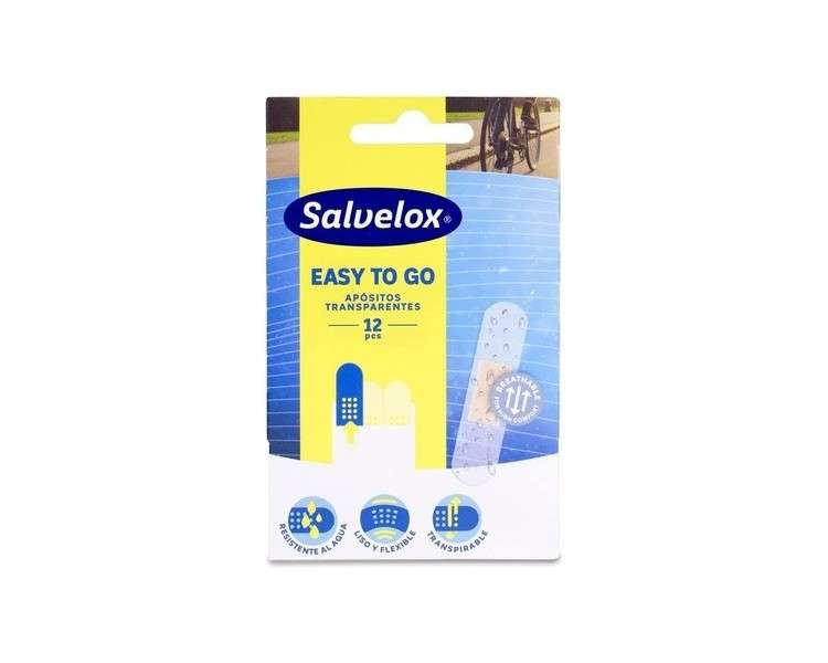 Tiritas Salvelox Easytogo Transparent 12 Units