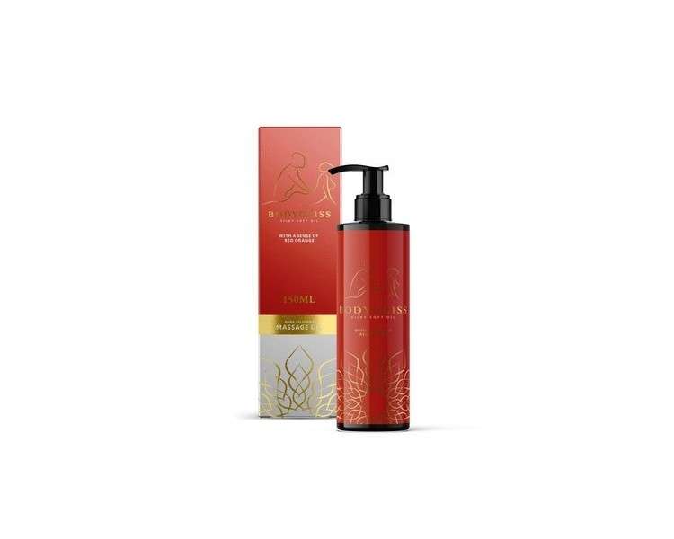 BodyGliss Massage Oil and Lubricant in 1 Red Orange 150ml