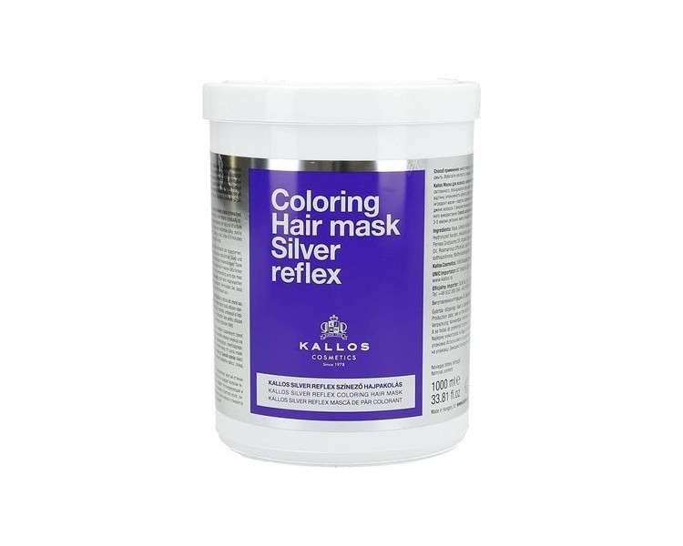 Kallos Reflex Silver Mask for Blonde and Lightened Hair 1000ml