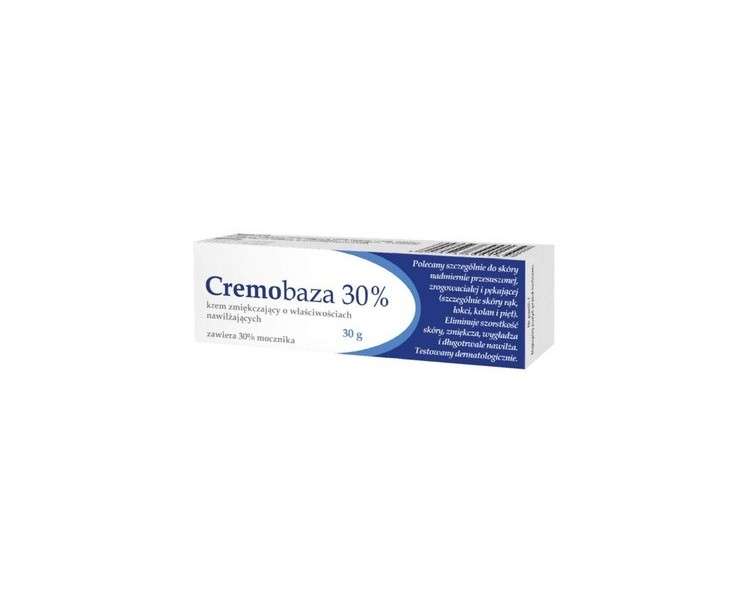 Cremobaza 30% Softening and Moisturizing Cream with Urea 30g