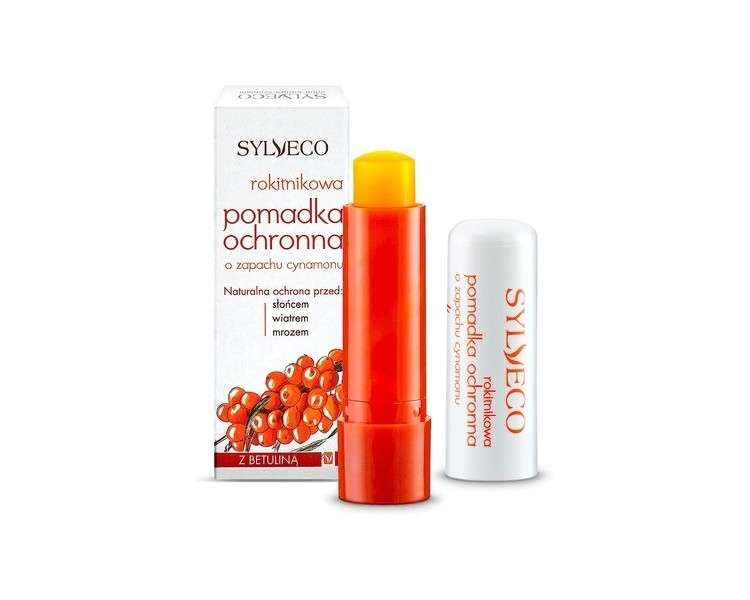 Sylveco Sea-Buckthorn Protective Lip Balm with Cinnamon Aroma 4.6g