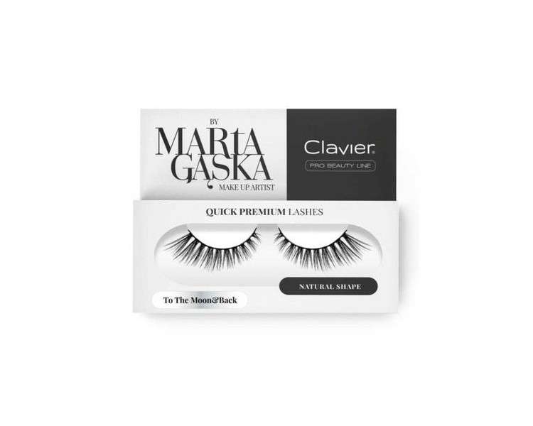 Quick Premium Lashes Strip Eyelashes To The Moon Back 801