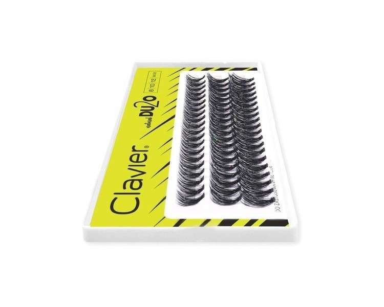 Clavier Du2o Double Volume Cluster Eyelashes Mix 8-14mm