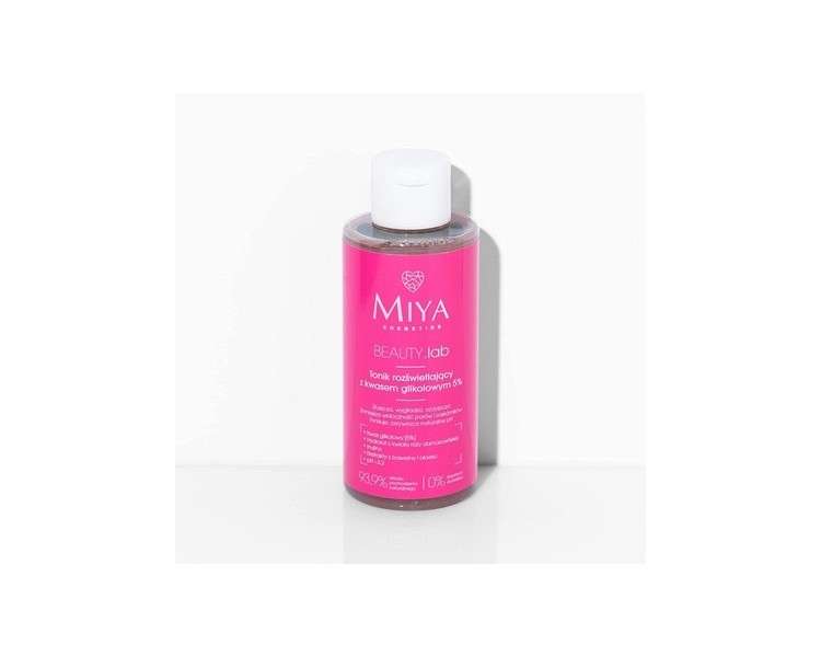 MIYA Cosmetics BEAUTY.Lab Brightening Tonic with 5% Glycolic Acid 150ml