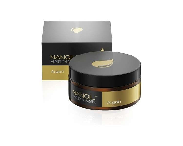 Argan Hair Mask Nanoil 300ml - Regeneration and Reconstruction, Improvement of Weak Hair, Intensive Hair Repair