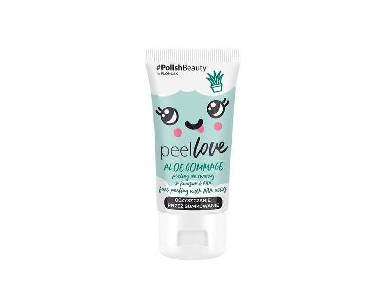 Floslek PEELLOVE Aloe Gommage Peeling with AHA and Mandelic Acid