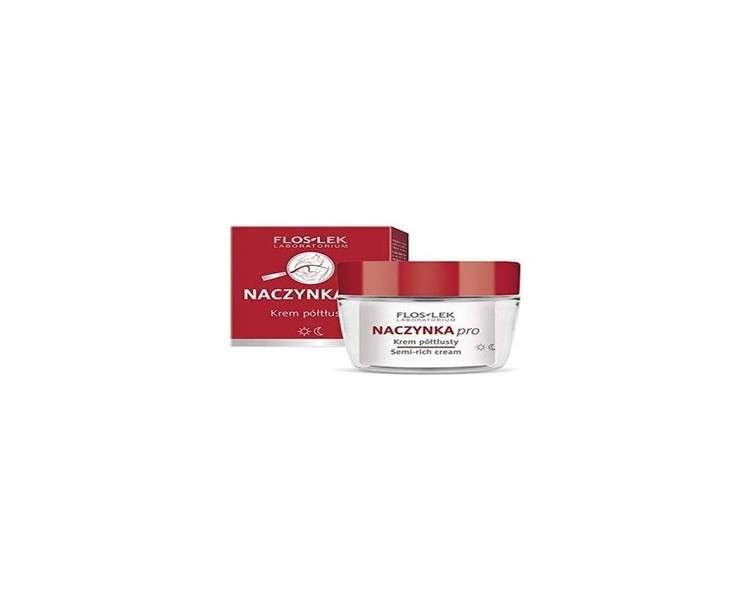 Floslek Laboratorium Semi Rich Rich Day and Night Cream for Skin with Dilated Capillaries 50ml