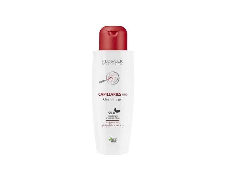 FLOSLEK Alcohol-Free Face Couperose Tonic pH 5.5 200ml - For Moisturizing, Refreshing, and Restoring Natural pH Balance - Suitable for All Skin Types with Dilated Blood Vessels