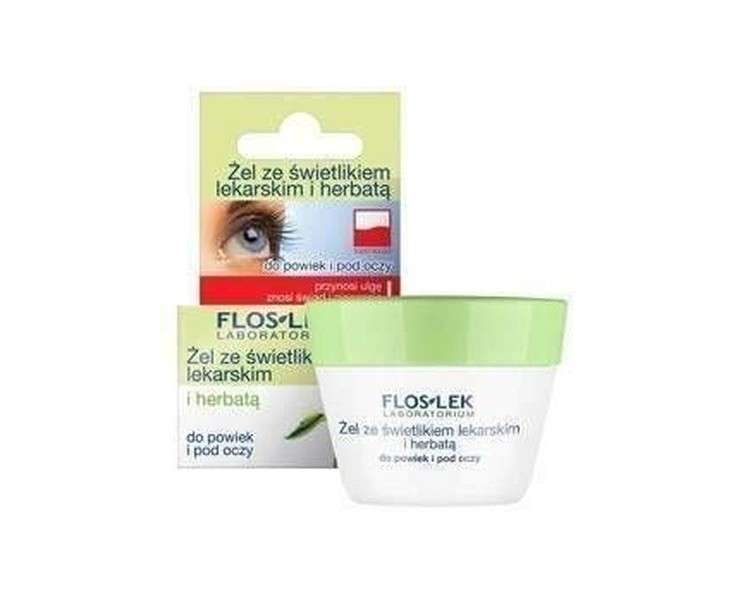 Floslek Eye Gel with Eyebright and Tea 10g