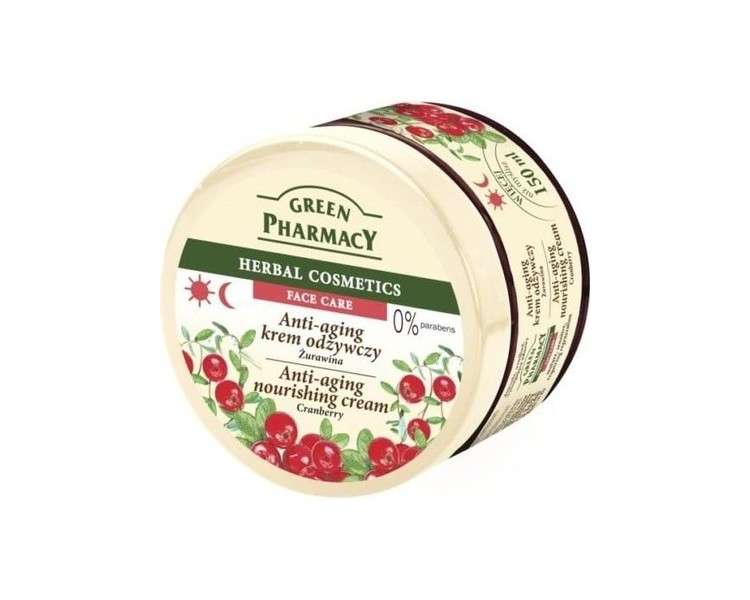 Green Pharmacy Anti-Age Cranberry Day Cream 150ml Paraben-Free