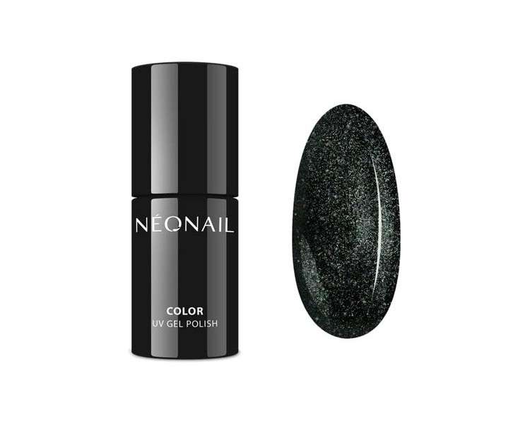 NÉONAIL Time To Show Black Glitter UV Nail Polish 7.2ml