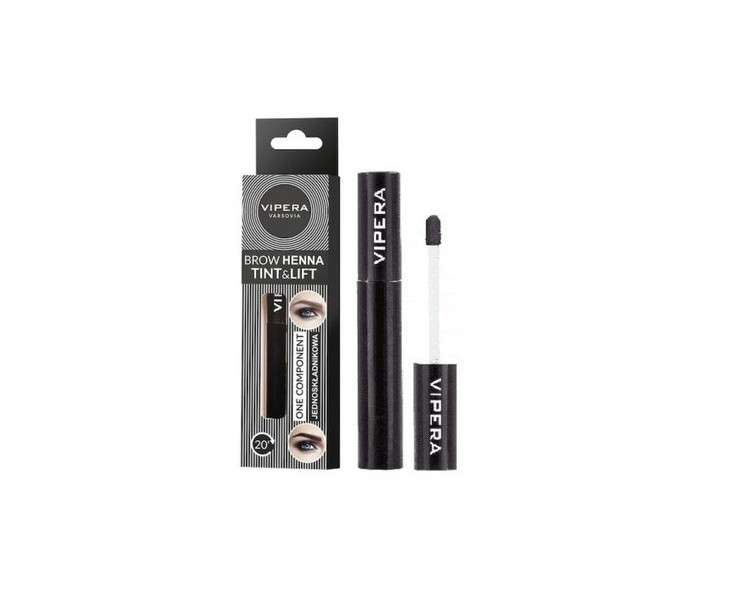 Vipera Henna TINTLIFT Single Ingredient Eyebrow Henna Dark Graphite