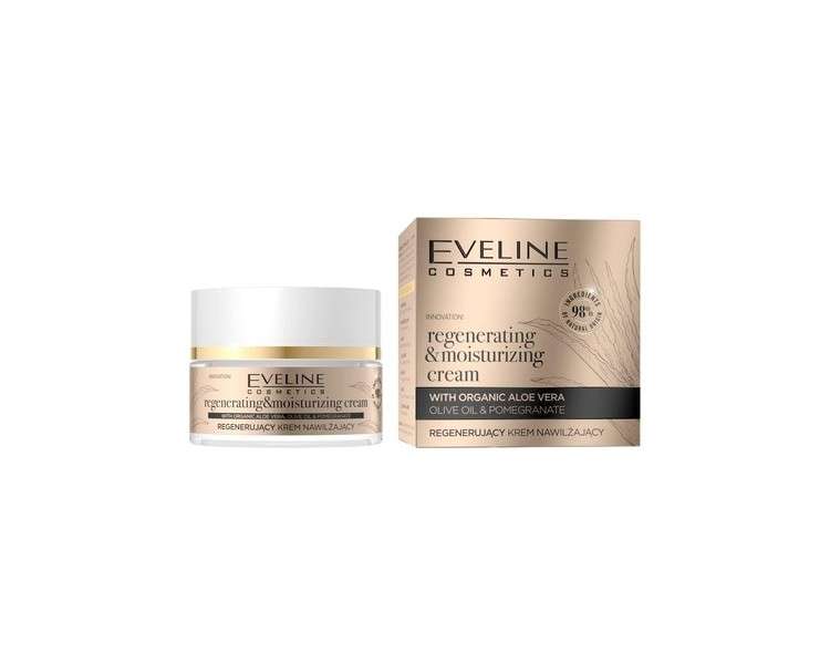 Eveline Cosmetics Organic Gold Regenerating Moisturizing Cream 50ml