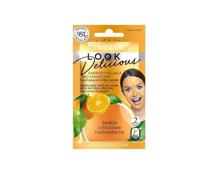Eveline Cosmetics Look Delicious Energizing Face Mask with Natural Exfoliation 10ml