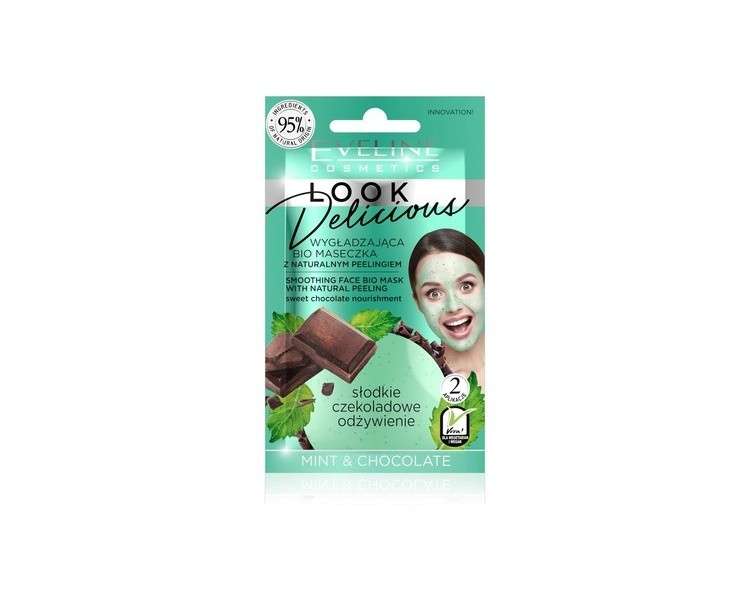 Eveline Cosmetics Look Delicious Smoothing Face Mask with Natural Exfoliation 10ml