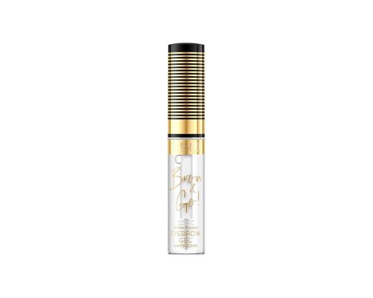 Eveline Cosmetics Brow&Go! Strong Brow Gel for Fixing and Nurturing Eyebrows 6ml Transparent
