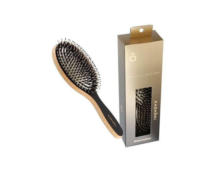 T4B Kashhoki Touch of Nature Wooden Hair Brush Oval