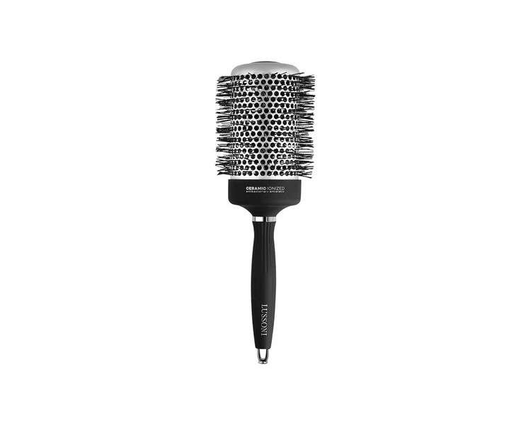 TB Tools for Beauty T4B Lussoni Professional Antistatic Styling Brush with Ribbed Bristles Black 65mm