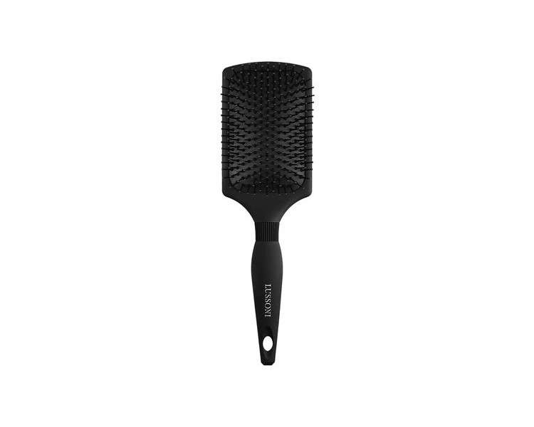 TB Tools for Beauty Lussoni Professional Styling Hairbrush Detangling Brush Black for Thin Hair