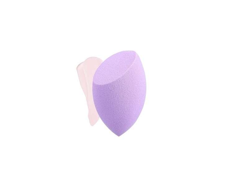 T4B ILU Olive Cut Shaped Purple Makeup Sponge