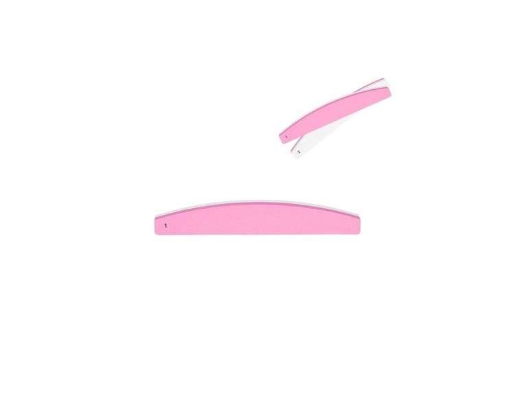 Mimo Double-Sided Pink Polishing File Boat-Shaped