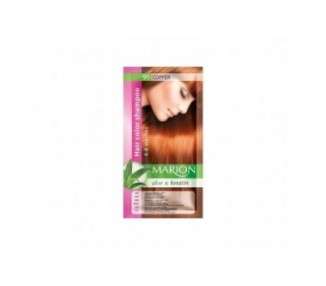 Marion Hair Dye Shampoo in a Bag Semi-Permanent Color with Aloe and Keratin 91 Copper