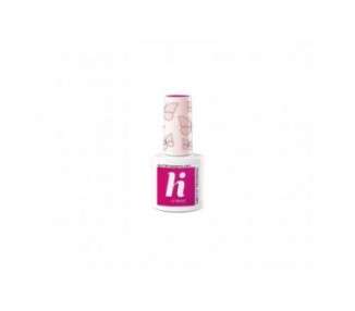 Hi Hybrid Semi-Permanent UV Gel Glitter Nail Polish Magenta 5ml