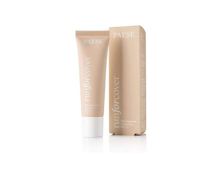 Paese Run For Cover 12H Longwear Foundation SPF10 60W Olive 30ml