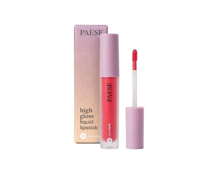 Paese Nanorevit High Gloss Liquid Lipstick 53 Spicy Red 4.5ml