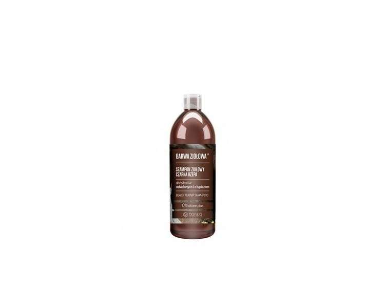 BARWA Herbal Shampoo for Weakened and Dandruff Hair Black Turnip 480ml