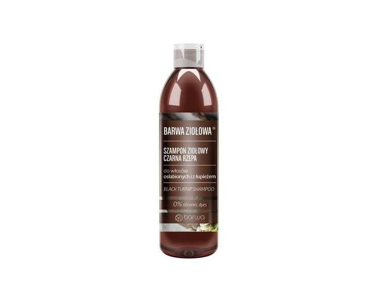 Barwa Herbal Shampoo with Black Turnip for Sensitive and Thin Hair 250ml