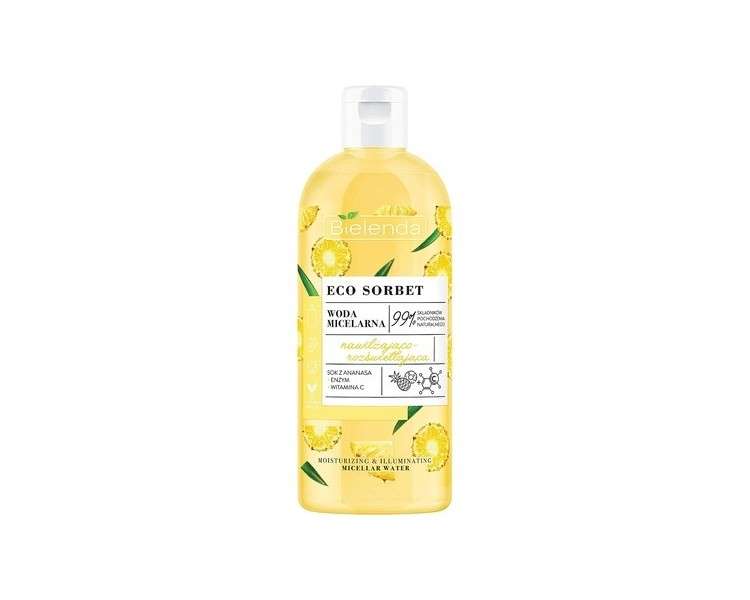 ECO SORBET Pineapple Micellar Water Moisturizing and Brightening 500ml