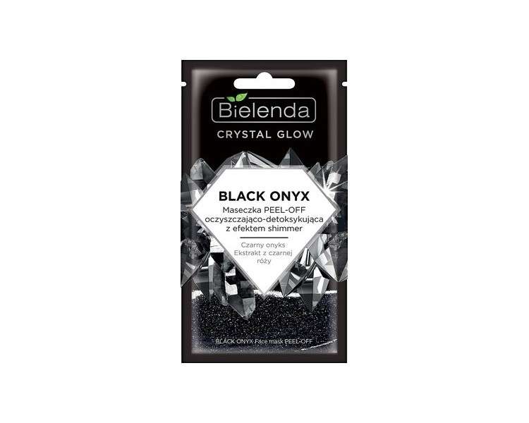 Bielenda Crystal Blow Black Onyx Cleansing and Detoxifying Peel Off Face Mask 8g