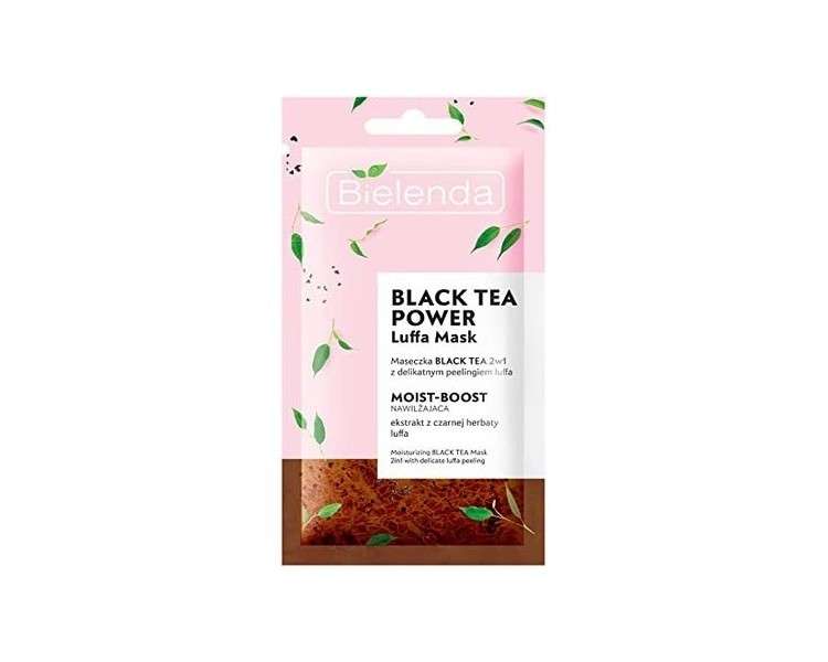 Bielenda Black Tea Power Luffa Mask Moisturizing 8g