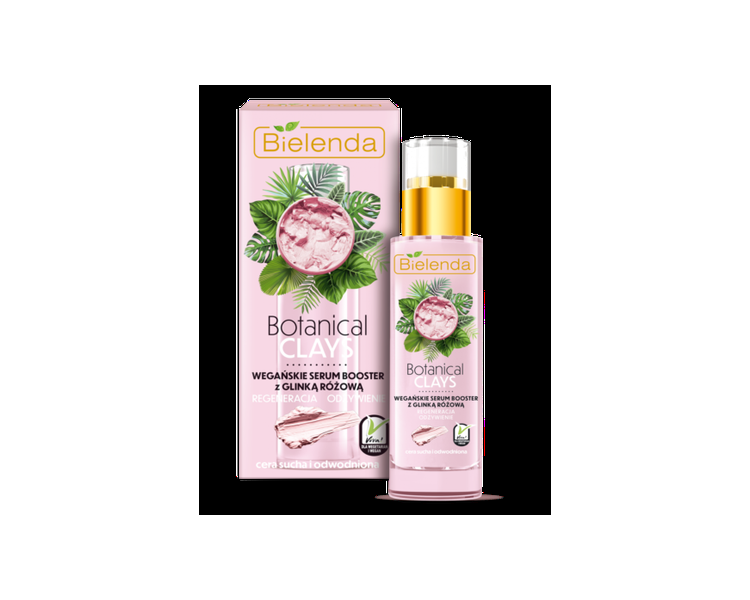 Botanical Clays Vegan Serum Booster with Pink Clay 30ml