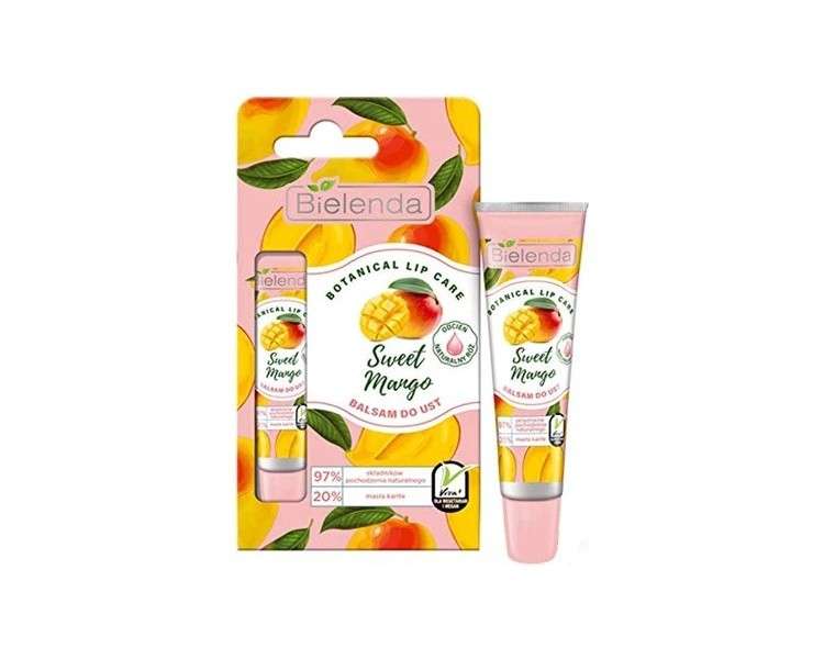 Bielenda Botanical Lip Balm Lip Care 10g Vegan Friendly Sweet Mango