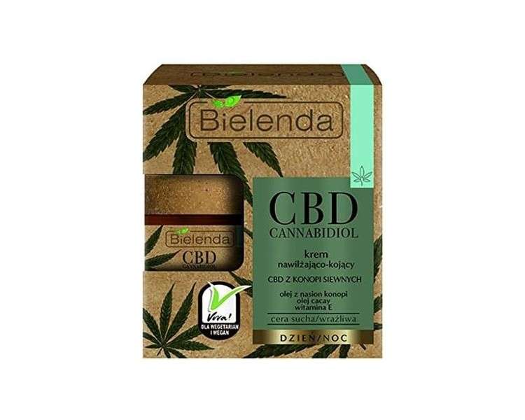 Bielenda HEMP Moisturising Soothing Face Cream for Dry and Sensitive Skin 50ml