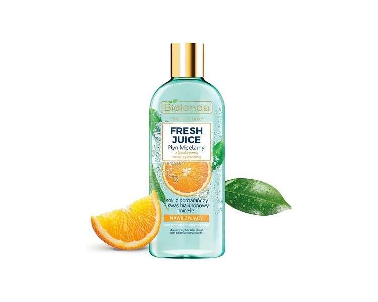 Bielenda Fresh Juice Moisturizing Micellar Liquid with Bioactive Citrus Water 500ml Orange