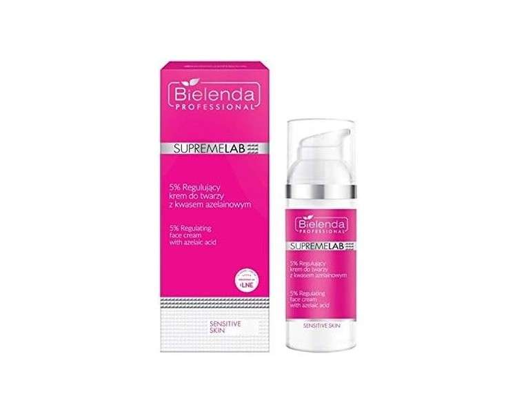 Bielenda Professional Supremelab Sensitive Skin 5% Regulating Face Cream with Azelaic Acid 50ml