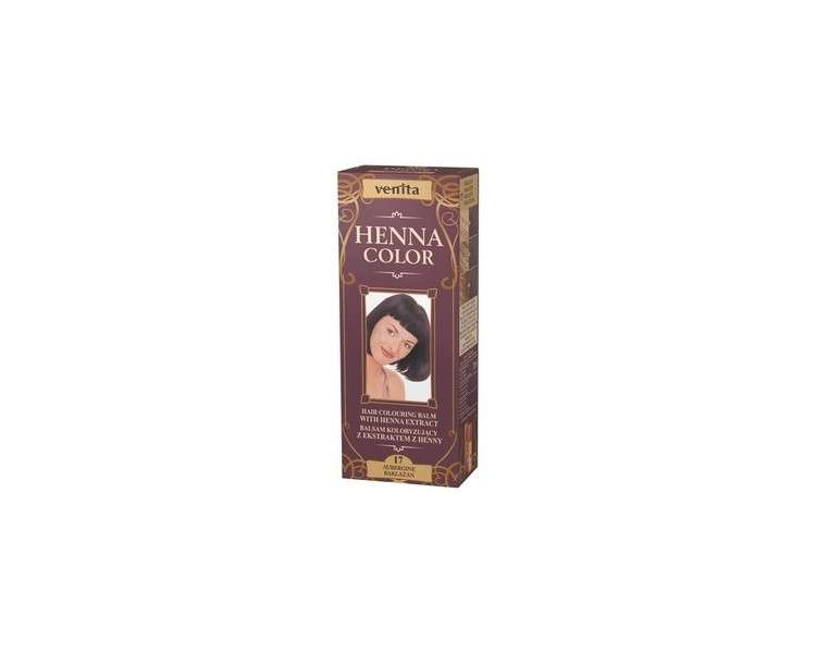 Venita Henna Color Balm with Henna Extract 75ml - Aubergine 17