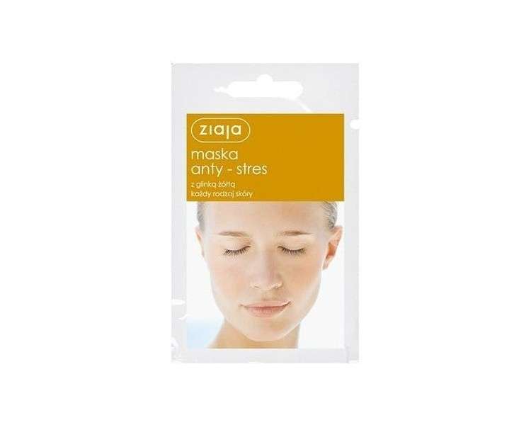 Ziaja Anti-Stress Face Mask with Yellow Clay 7ml