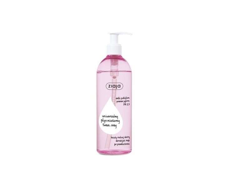 Ziaja Universal Micellar Cleansing Liquid for Face and Eyes 390ml