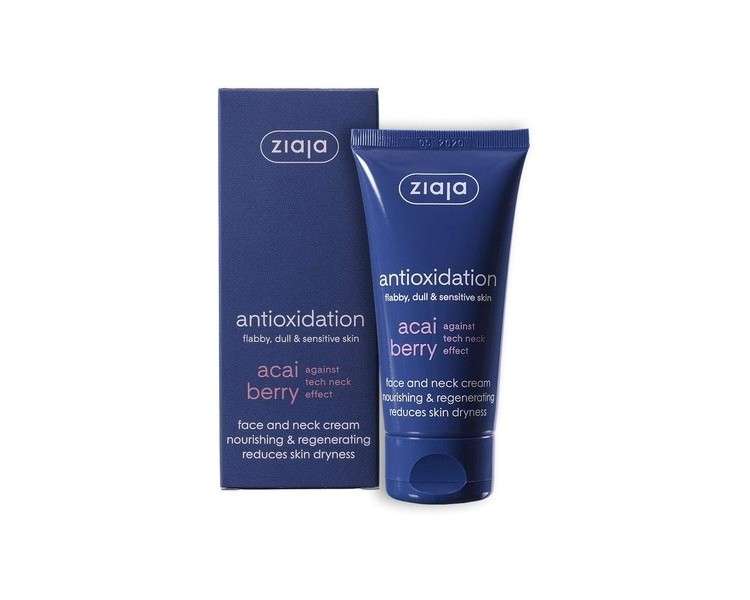 Ziaja Acai Berry Antioxidant Face and Neck Cream 50ml