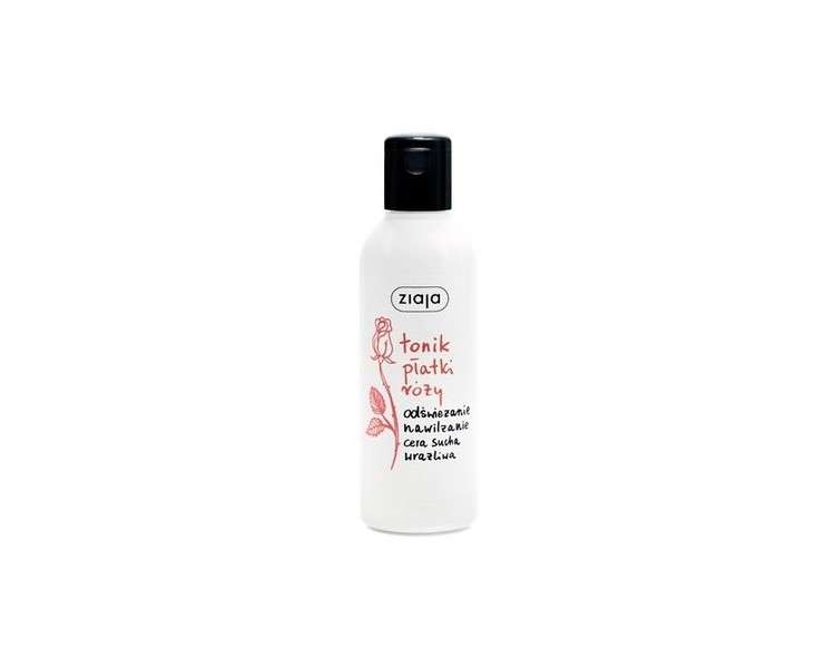 ZIAJA Rose Petals Tonic for Dry and Sensitive Skin 200ml